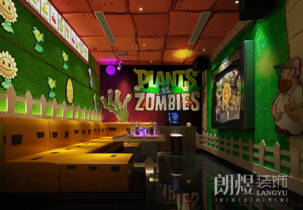 趣味卡通ktv裝修設計效果圖大全