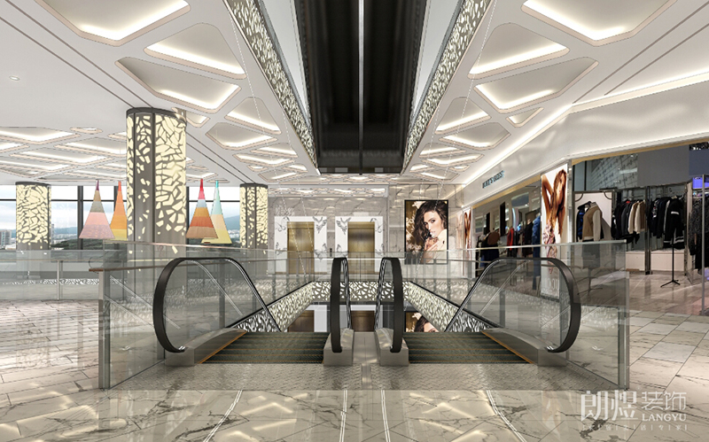 簡約現代商場裝修設計效果圖