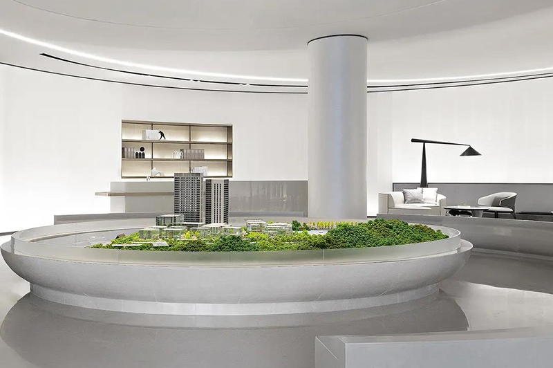 極簡風售樓處營銷中心裝修效果圖