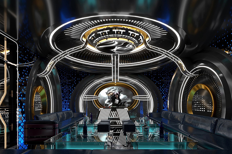 星際風ktv裝修設計效果圖